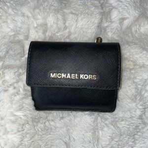 Michael Kors small black wallet/ card holder